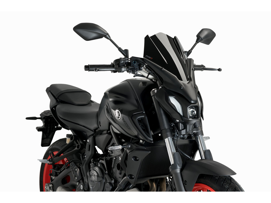 Viseira Yamaha MT-07 2021 PUIG Preto 20619N 1