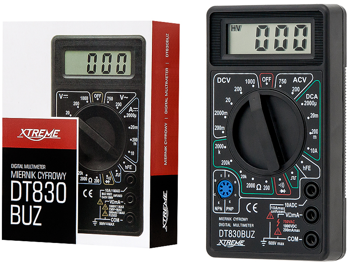 Multímetro Digital DT830BUZ XTREME 1