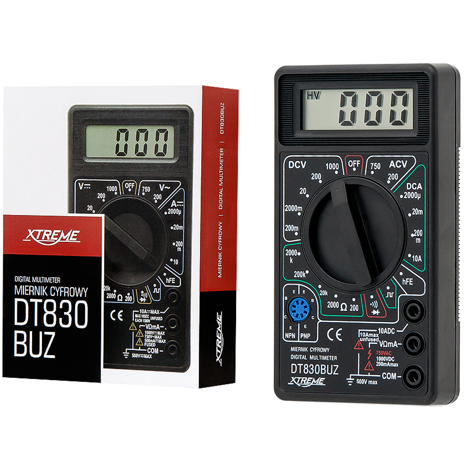 Digital Multimeter DT830BUZ XTREME 1