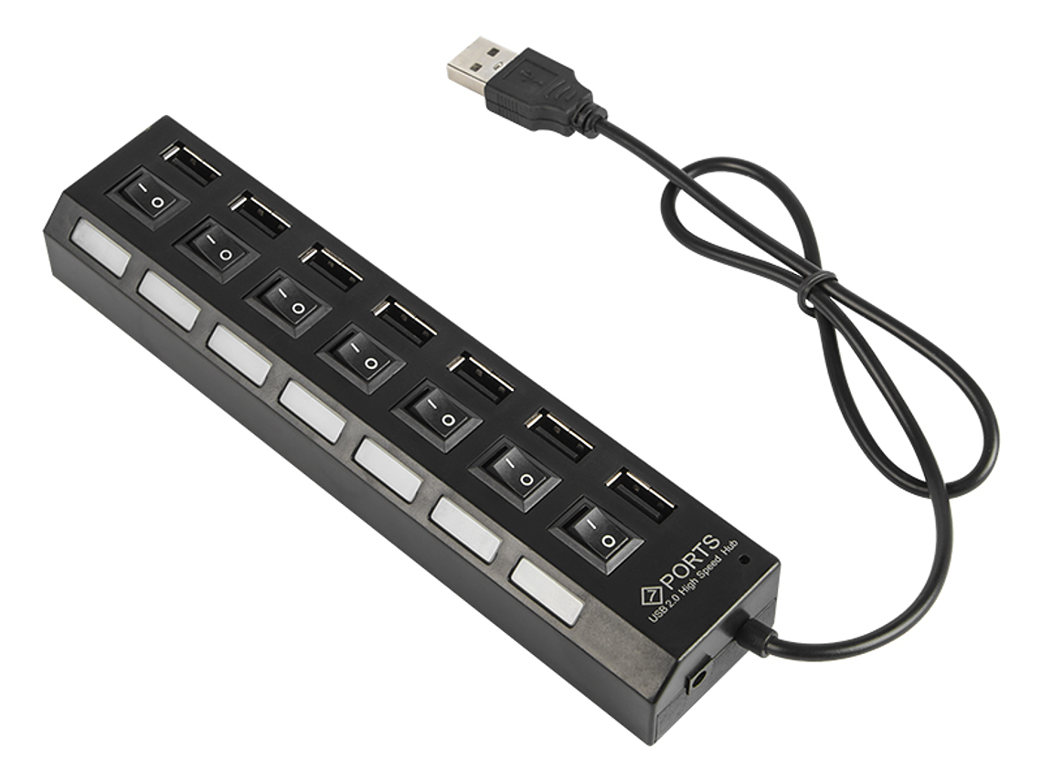 7-Port USB Hub ON/OFF Socket - Blow 1
