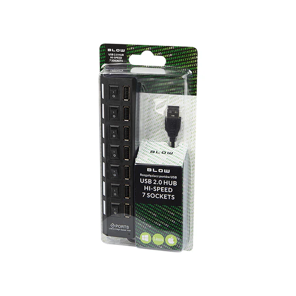 7-Port USB Hub ON/OFF Socket - Blow 2