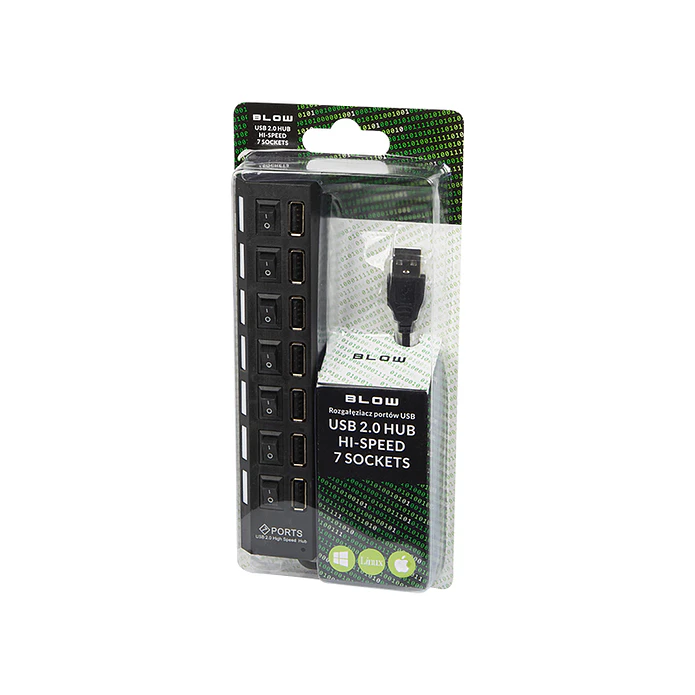 7-Port USB Hub ON/OFF Socket - Blow 2