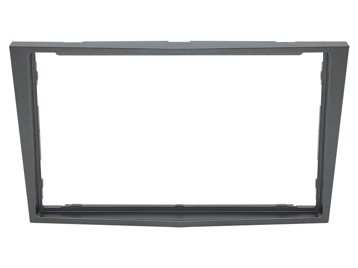 Moldura Rádio 2DIN para Opel Astra Cinza Escuro 1