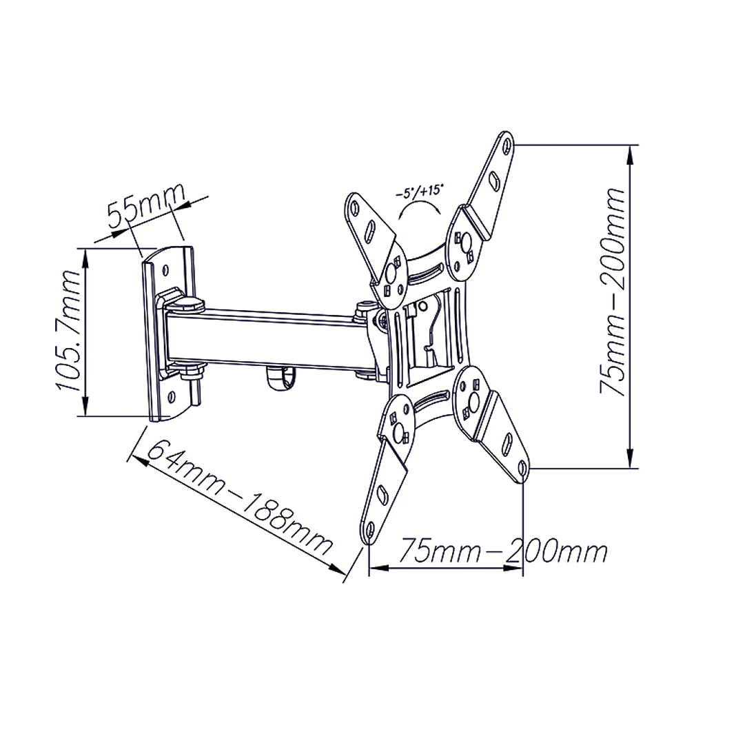 TV/LCD/Monitor Support (1 Arm) 13-42