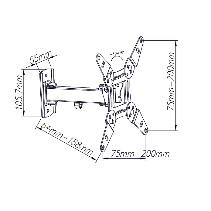 TV/LCD/Monitor Support (1 Arm) 13-42