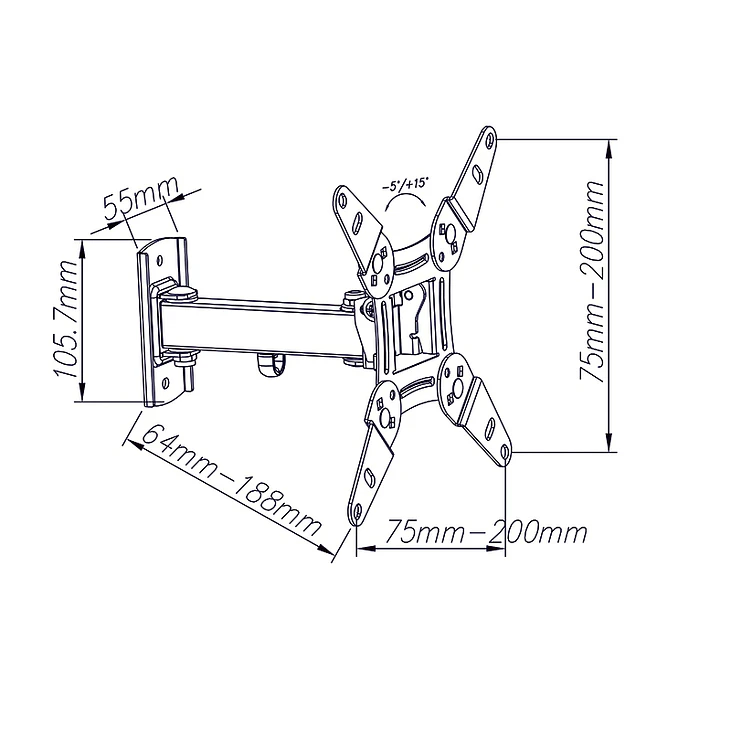 TV/LCD/Monitor Support (1 Arm) 13-42