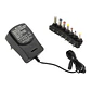 Universal Power Supply AC/DC 3/4.5/6/7.5/9/12V 1200mA - BLOW - thumbnail 1