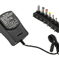 Universal Power Supply AC/DC 3/4.5/6/7.5/9/12V 1200mA - BLOW - Miniatura 1