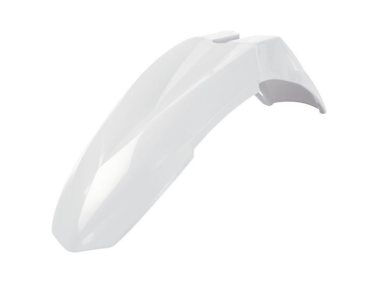 Universal Supermoto Front Mudguard (White) 1