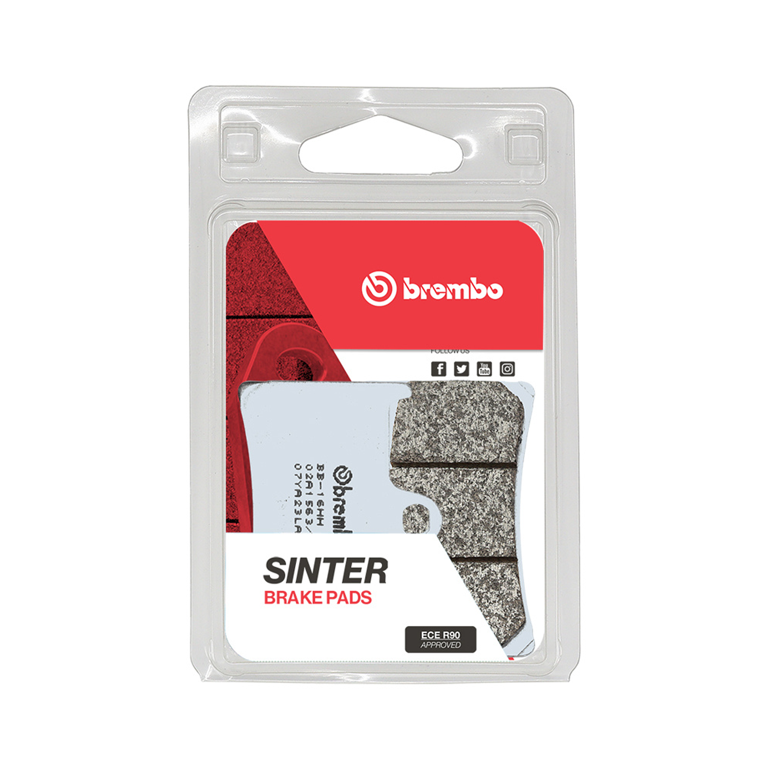 Yamaha Sintered Brake Pads 07YA23LA Brembo 1