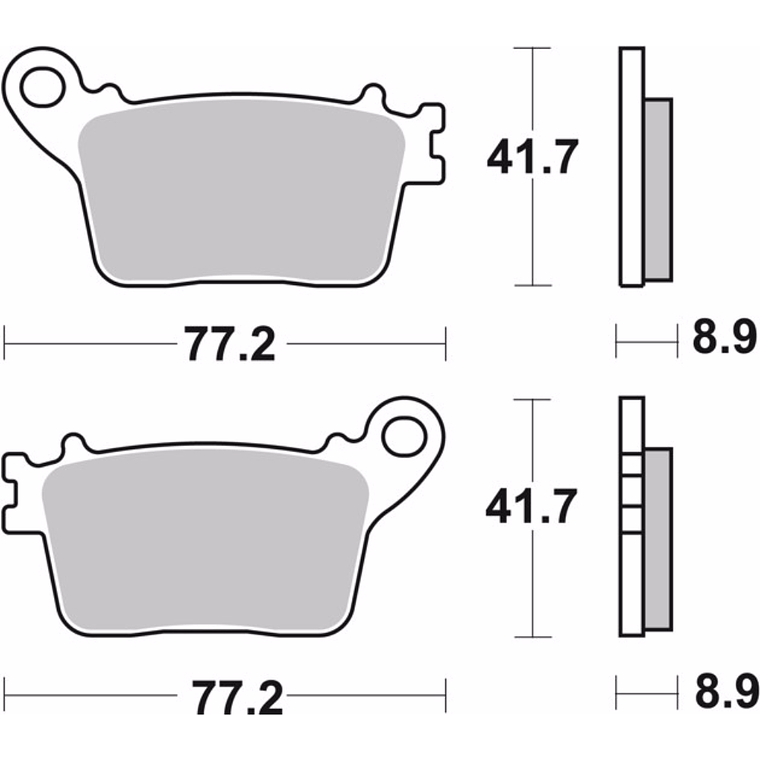 Sintered Brake Pads 07HO59SP Brembo 2