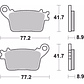 Sintered Brake Pads 07HO59SP Brembo - thumbnail 2