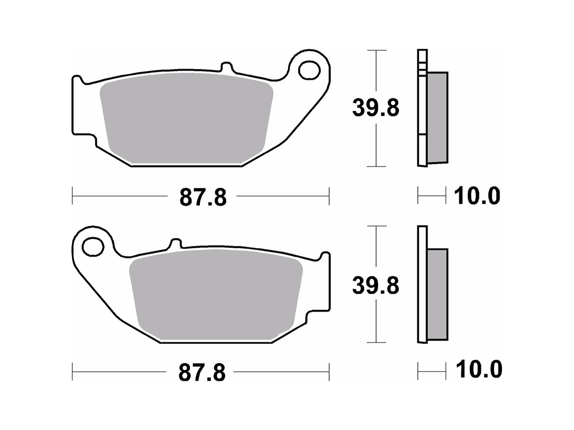 Pastilhas de Travão Orgânicas Brembo 07HO61CC 2