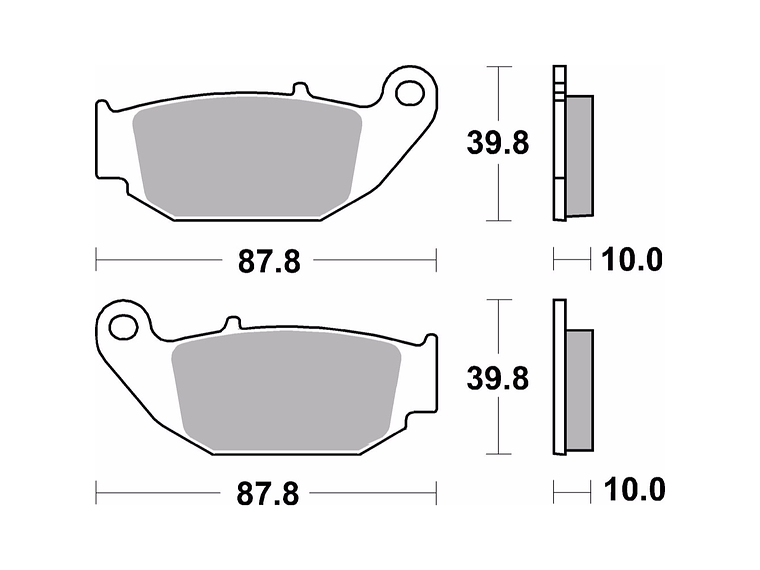 Pastilhas de Travão Orgânicas Brembo 07HO61CC 2