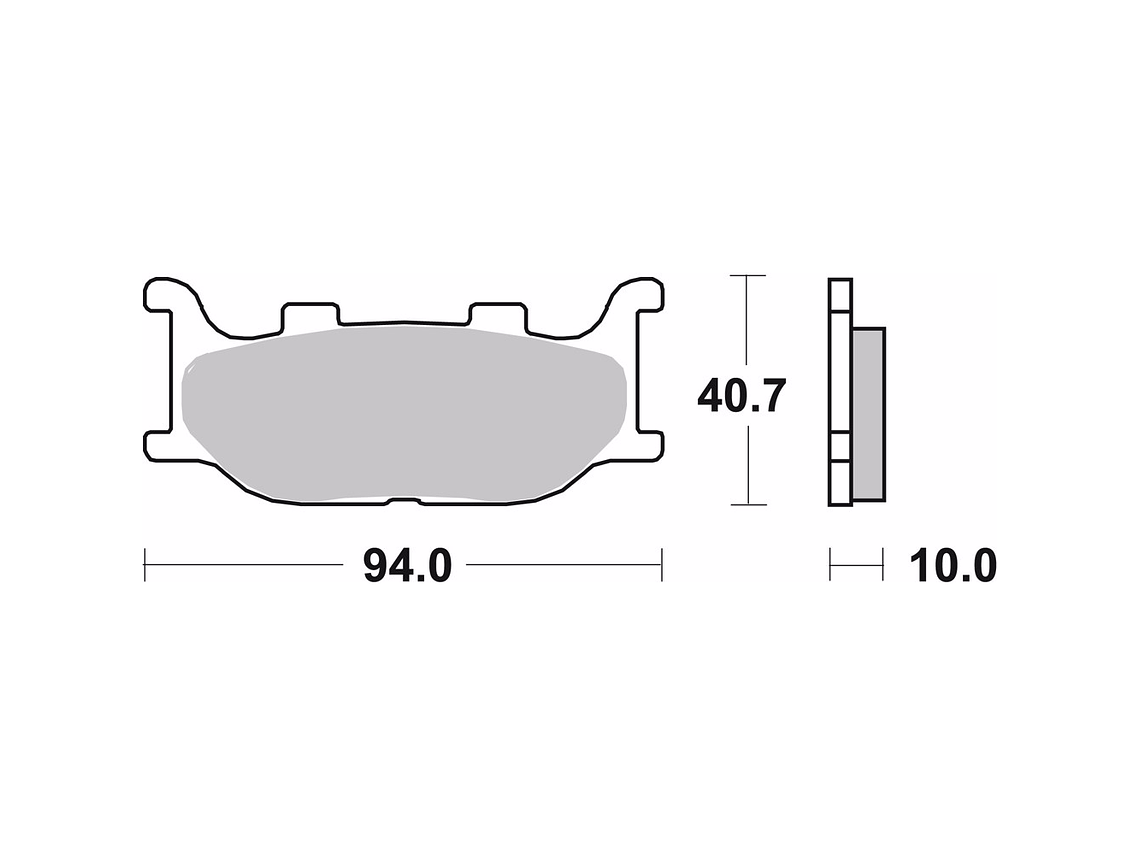 Pastilhas de Travão Sinterizadas Yamaha - Brembo 07YA34SA 2