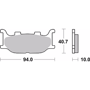 Pastilhas de Travão Sinterizadas Yamaha - Brembo 07YA34SA