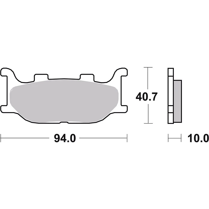 Pastilhas de Travão Sinterizadas Yamaha - Brembo 07YA34SA 2