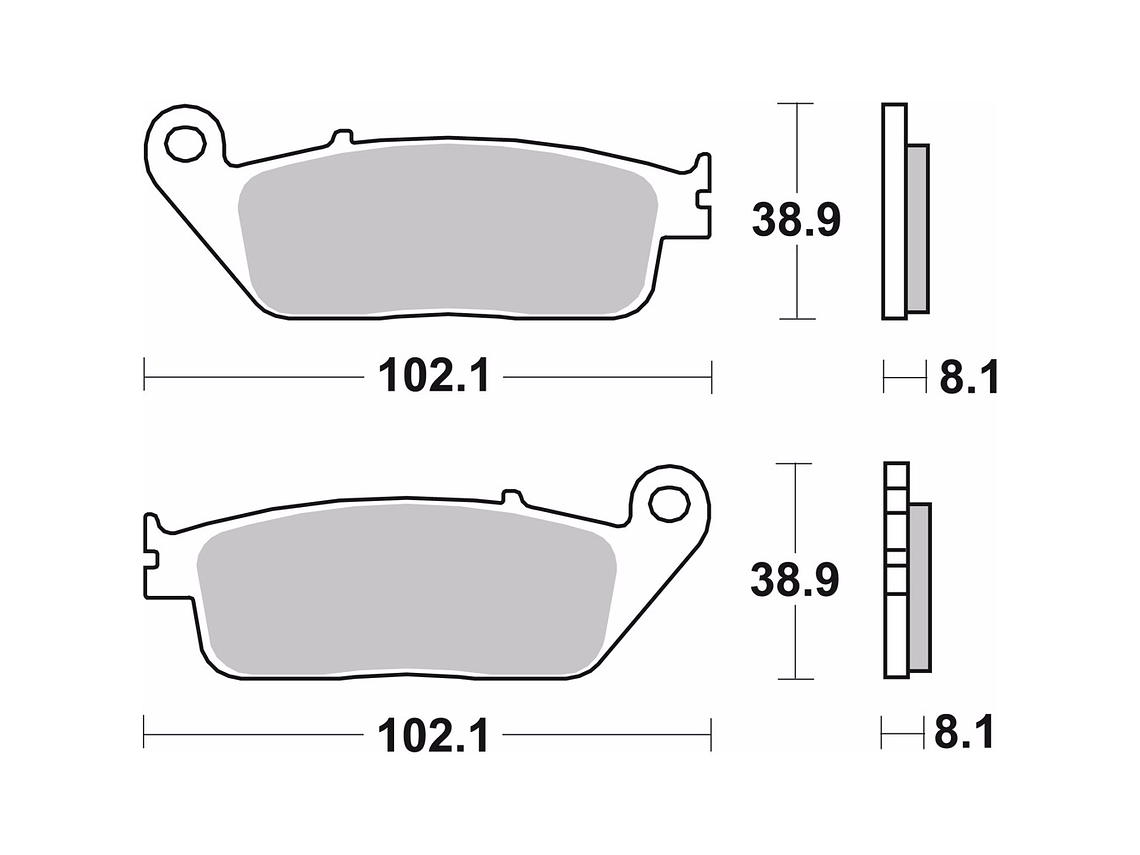Pastilhas de Travão Sinterizadas Brembo 07HO30SA 2