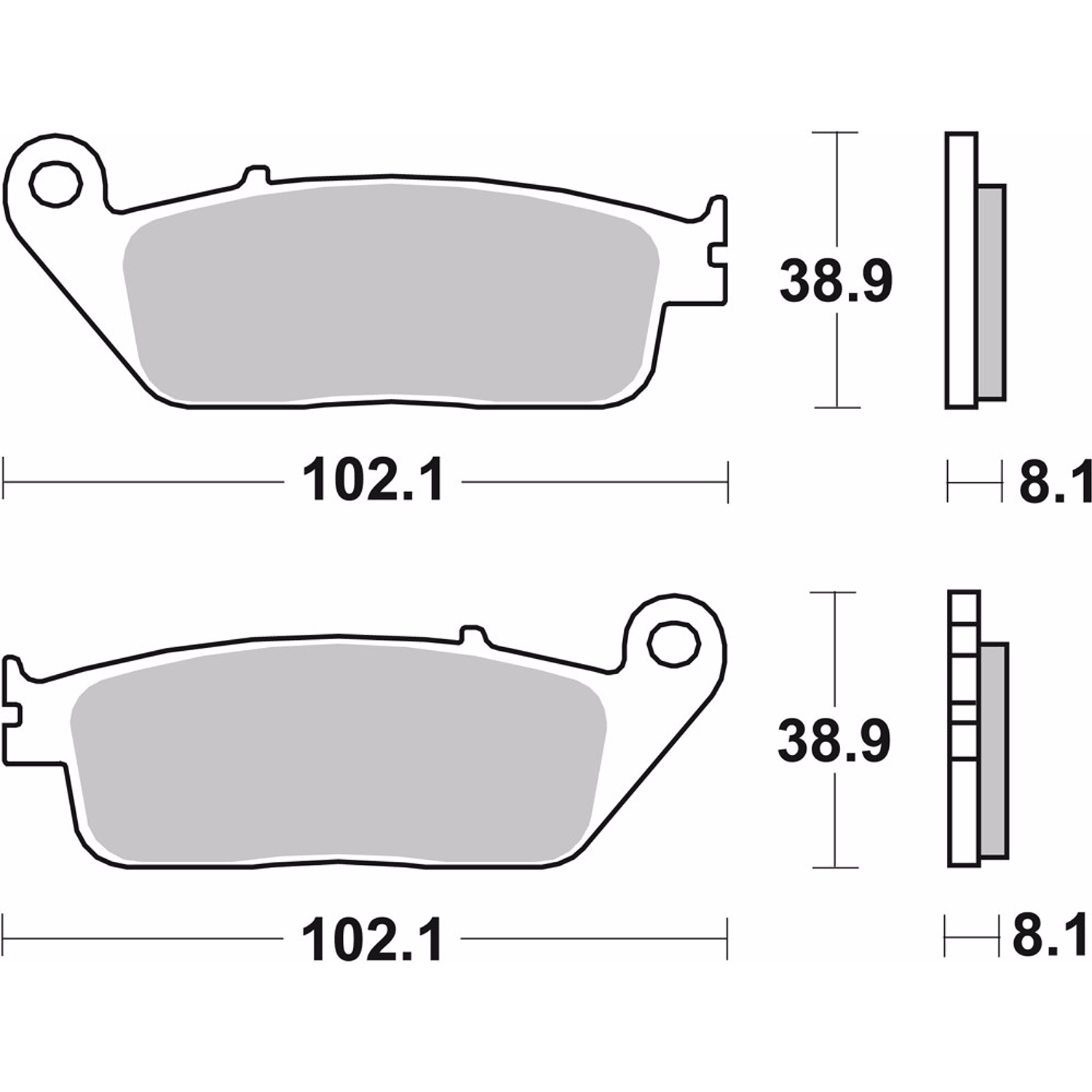 Pastilhas de Travão Sinterizadas Brembo 07HO30SA 2