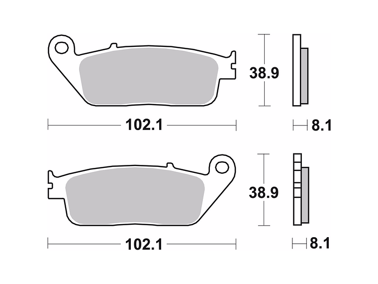 Pastilhas de Travão Sinterizadas Brembo 07HO30SA 2