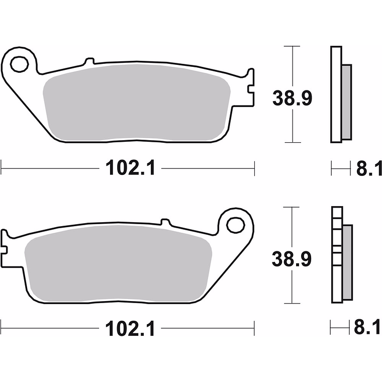 Pastilhas de Travão Sinterizadas Brembo 07HO30SA 2