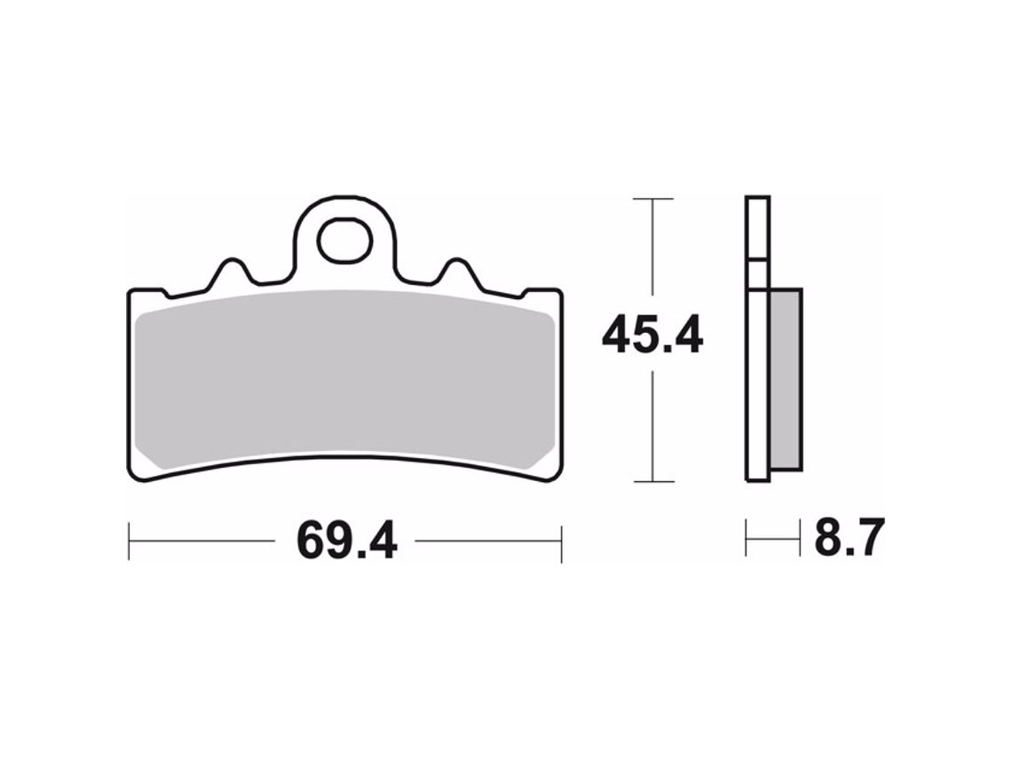 Pastilhas de Travão Sinterizadas Brembo 07GR18SA 2