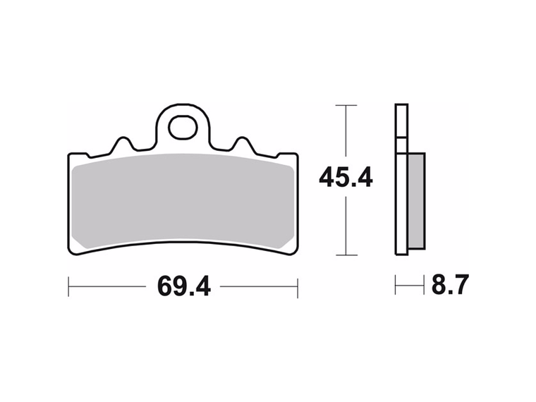 Pastilhas de Travão Sinterizadas Brembo 07GR18SA 2