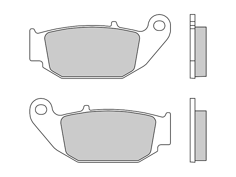 Pastilhas de Travão Orgânicas CB 125 F Brembo 07HO64CC 2