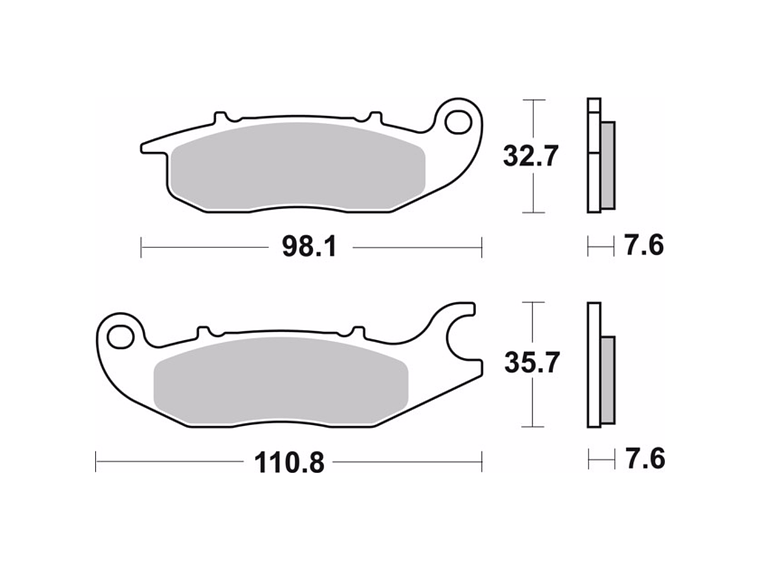 Pastilhas de Travão Brembo 07HO5606 2