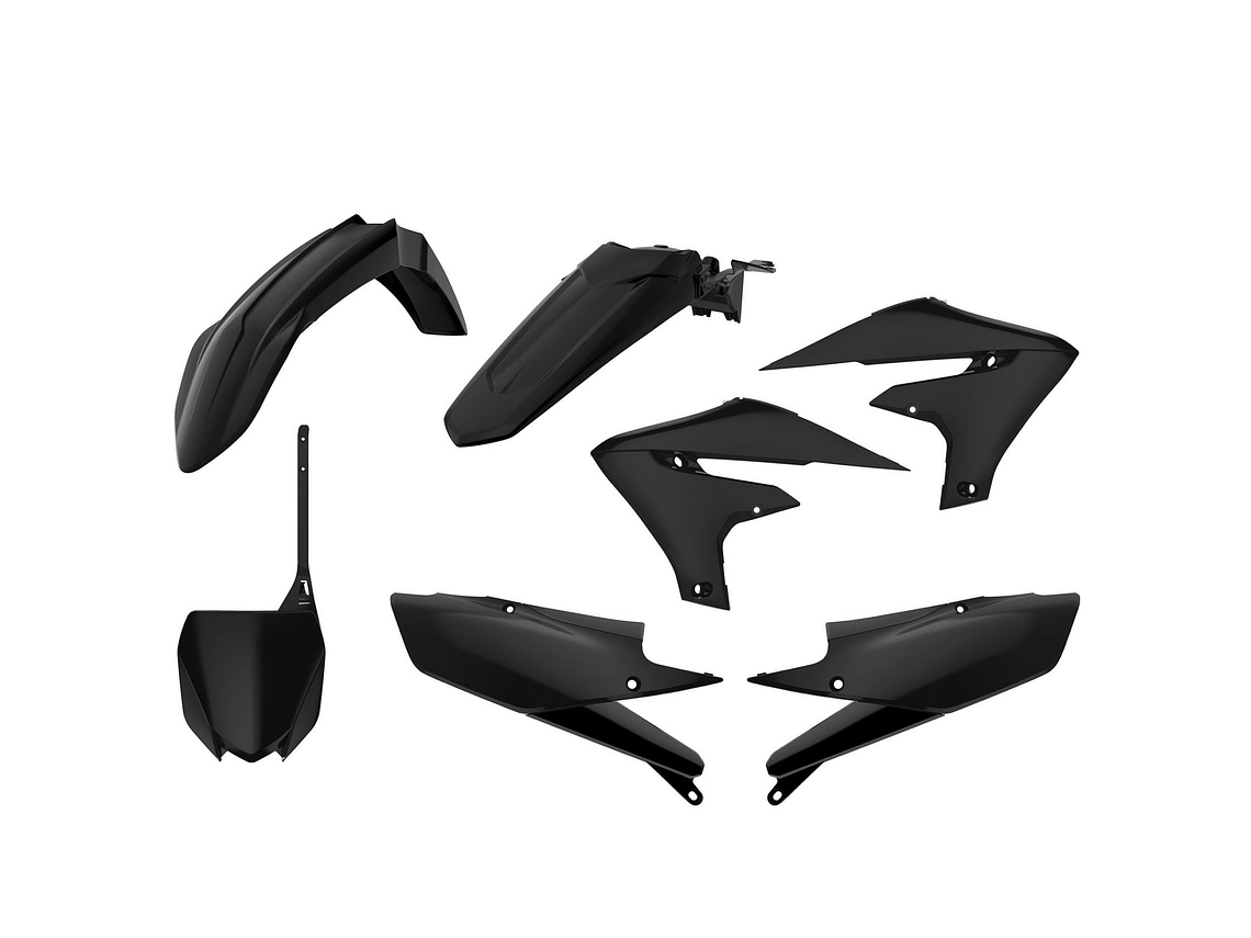 Kit Plásticos MX Yamaha YZ250F/YZ450F 2019-2022 (Preto) 1