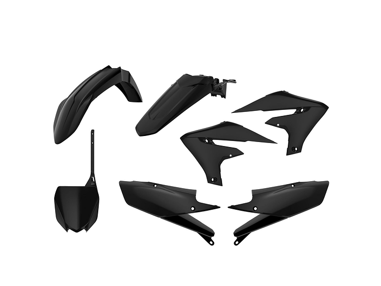 Kit Plásticos MX Yamaha YZ250F/YZ450F 2019-2022 (Preto) 1