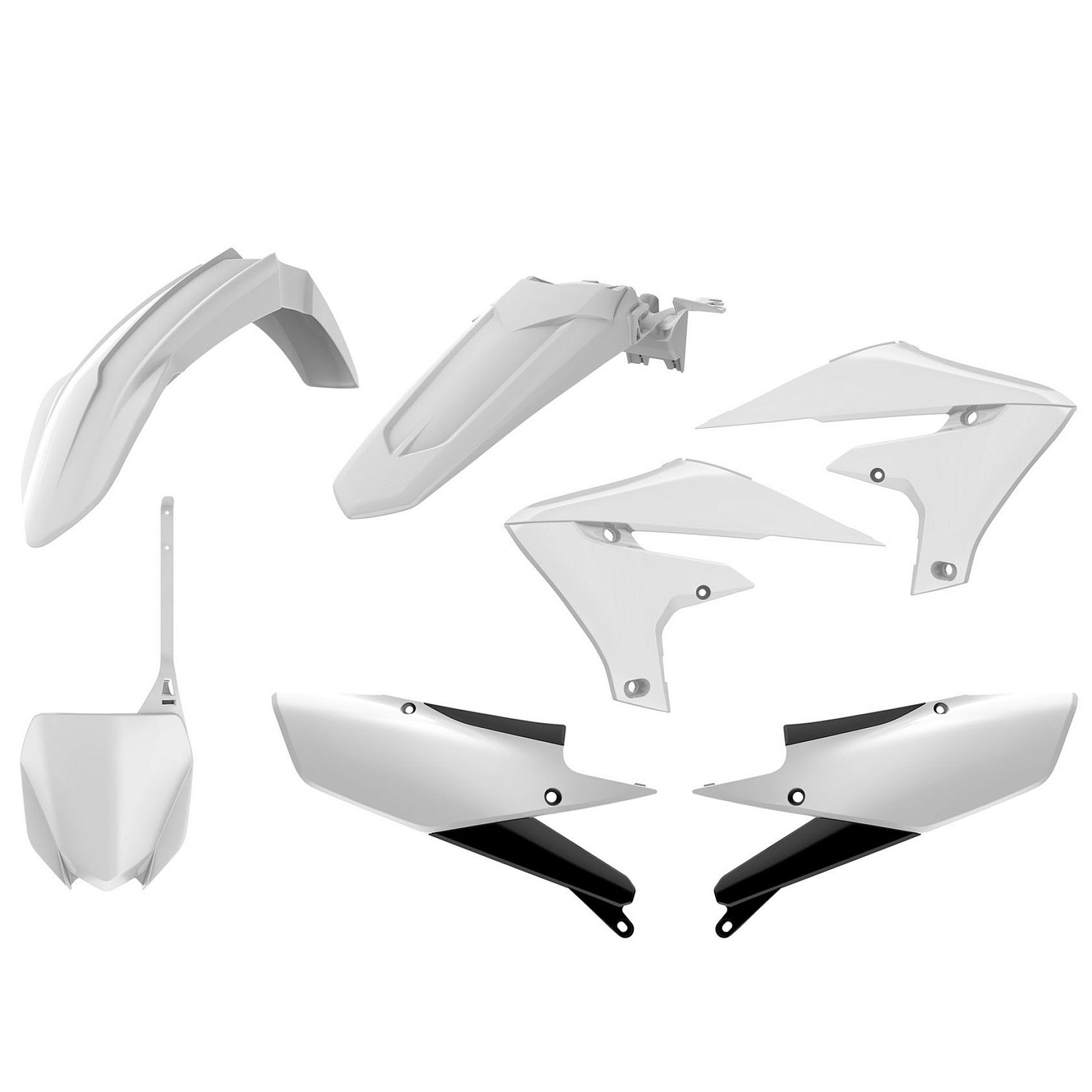 Kit Plásticos MX Yamaha YZ250F/YZ450F 2019-2022 (Branco)