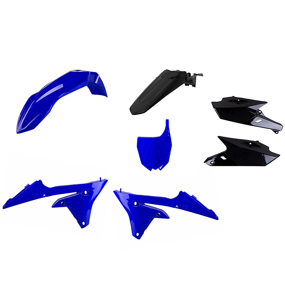 Kit Plásticos MX Yamaha YZ250F/YZ450F 2014-2018 (Azul e Preto)