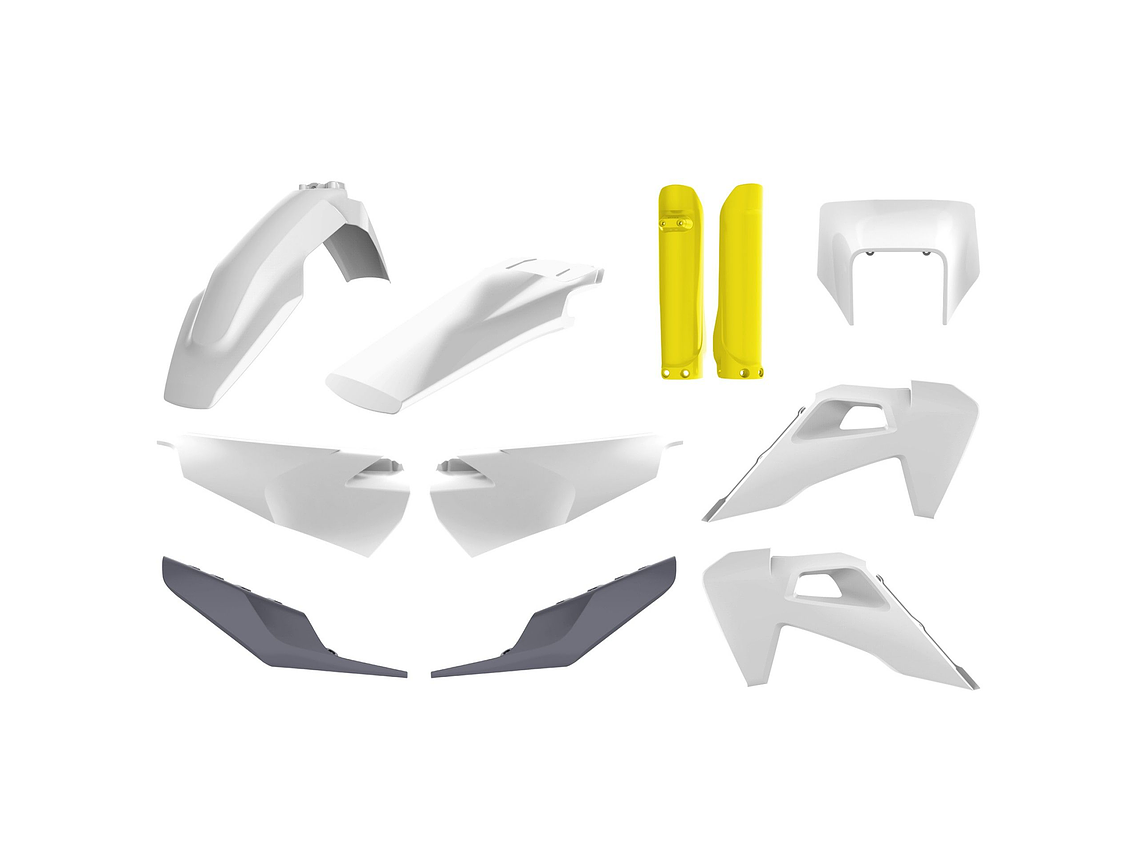Kit Plásticos Husqvarna TE/FE 20-22 (Branco) 1