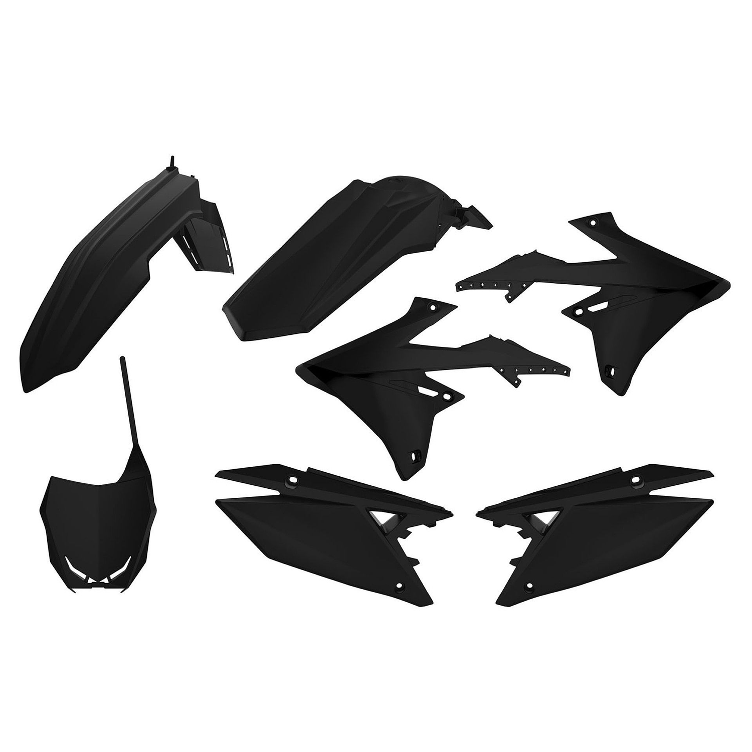 Kit Plásticos Suzuki RMZ250 2019-22 (Preto)