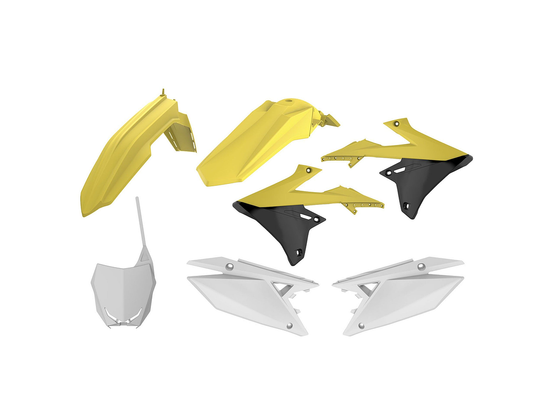 Kit Plásticos Suzuki RMZ 250 2019-22 (Cor OEM) 1