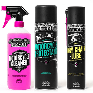 Kit de Limpeza Total Clean, Protect and Lube - Muc-Off