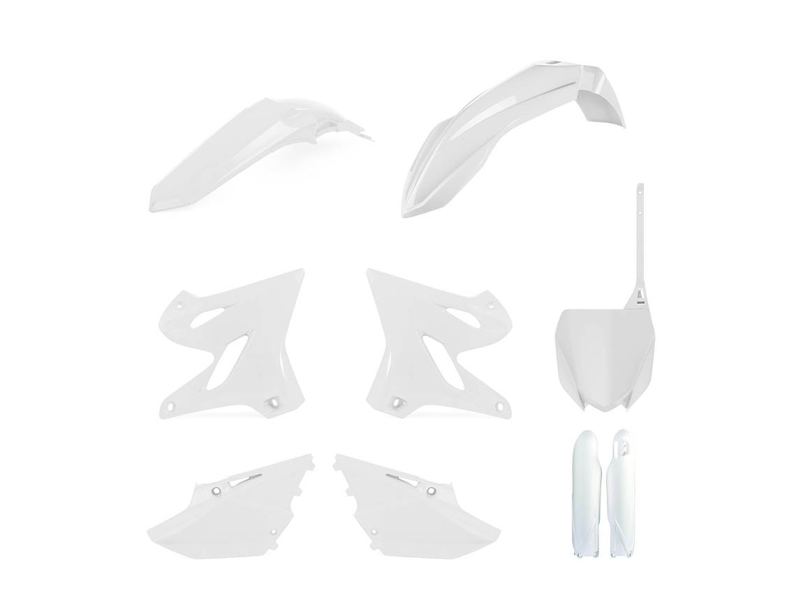 Kit Plásticos Yamaha YZ125/250 Modelos 2021 (Branco) 1