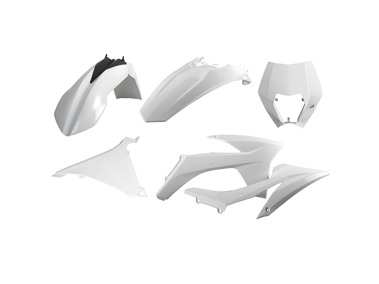 Kit Plásticos KTM EXC/EXC-F XC-W/XCF-W 2012-13 (Branco) 1