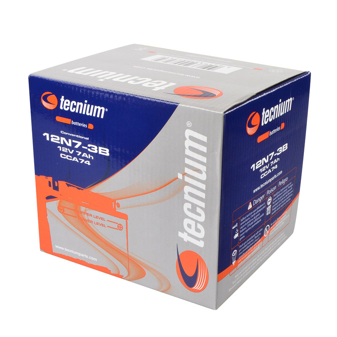 Bateria 12V 7Ah 12N7-3B - Tecnium 2