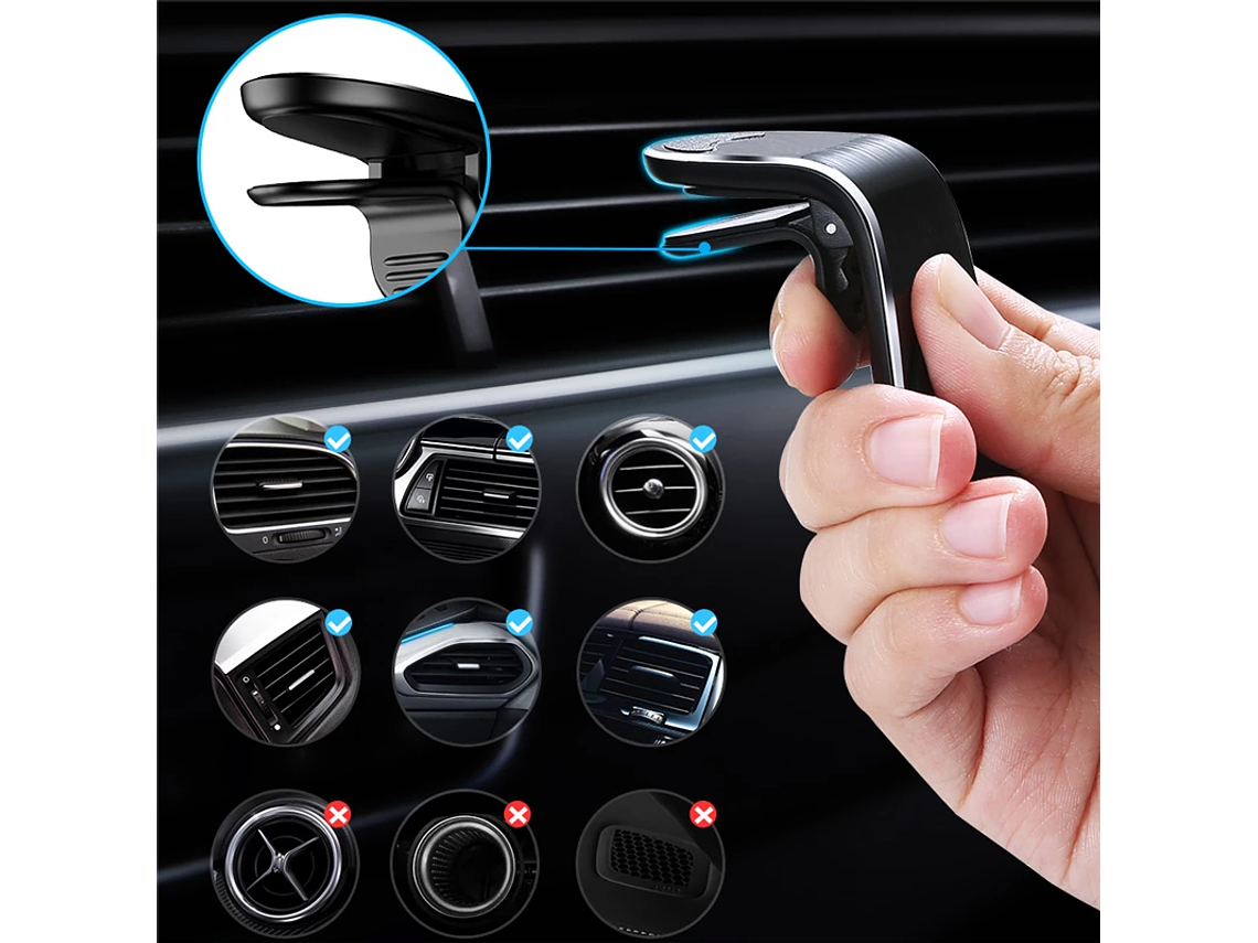 Suporte de Telemóvel Magnético para Carro 3