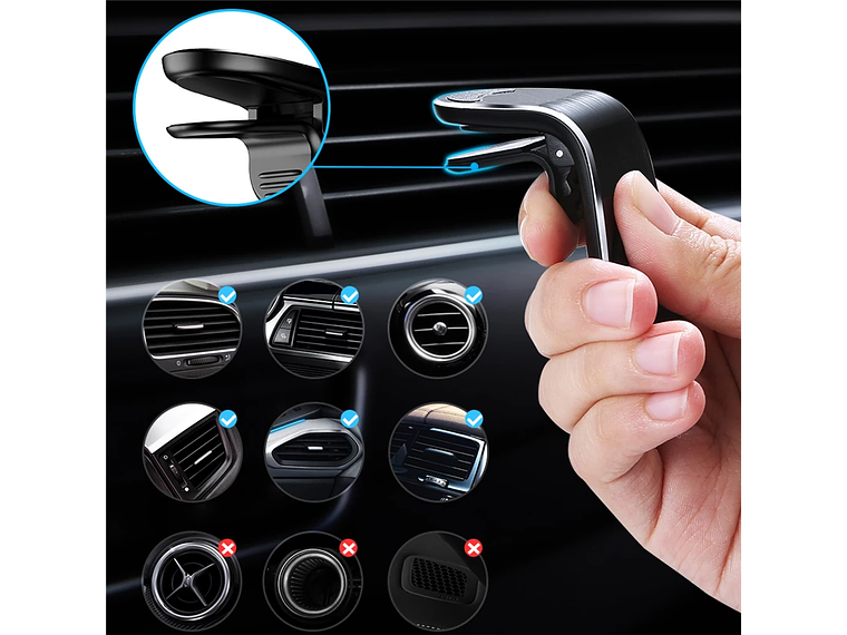 Suporte de Telemóvel Magnético para Carro 3