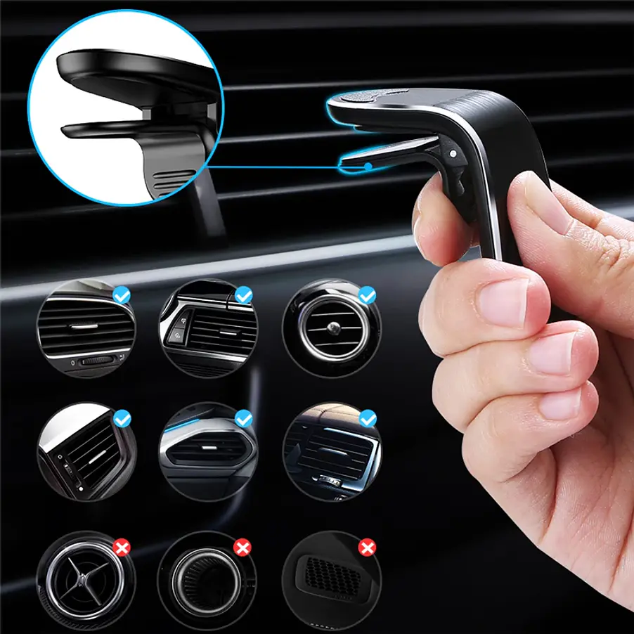 Suporte de Telemóvel Magnético para Carro 3