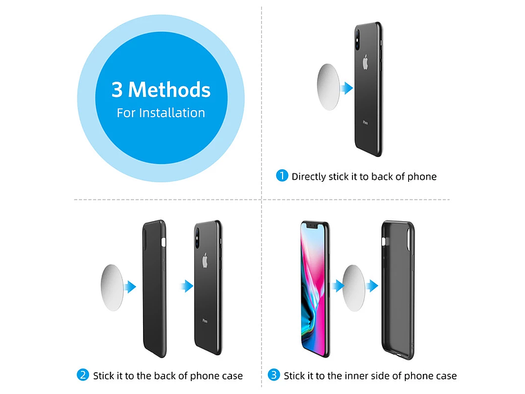 Suporte de Telemóvel Magnético para Carro 6