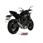 Linha Escape Completo MIVV GP PRO Titânio Yamaha MT-07 2014-2020