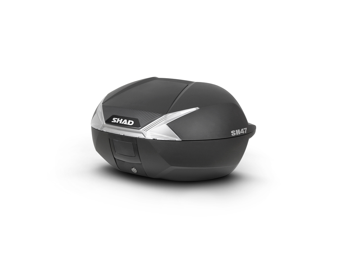 Top Case SHAD SH47 Retrorrefletor Branco 1