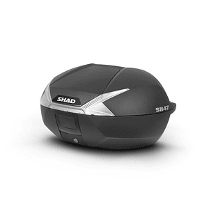 Top Case SHAD SH47 Retrorrefletor Branco