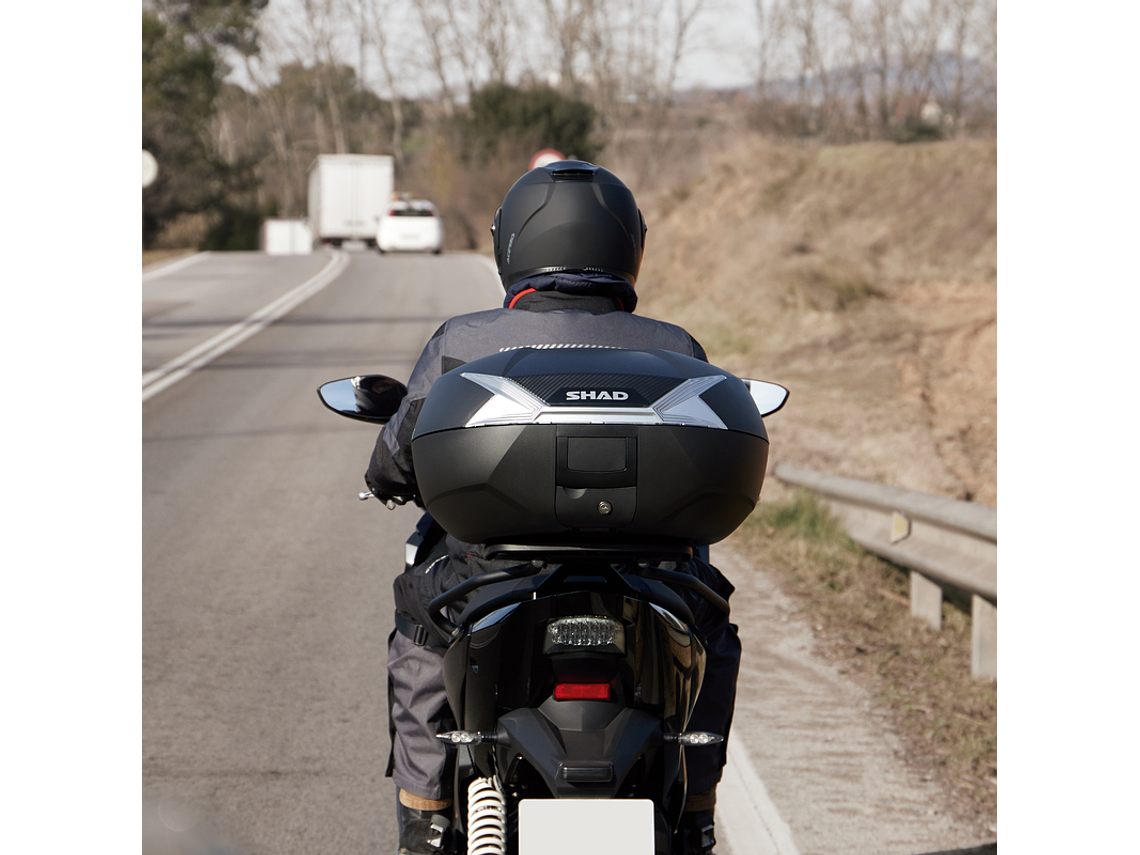 Top Case SHAD SH47 Retrorrefletor Branco 3