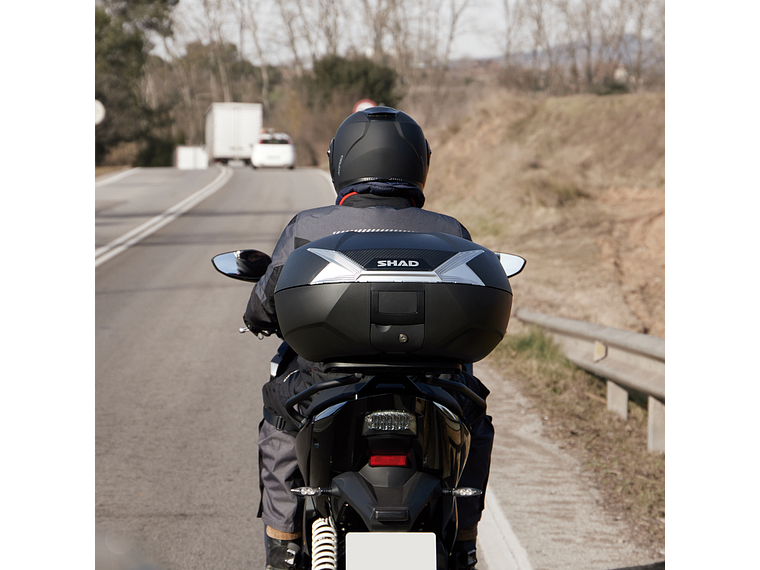 Top Case SHAD SH47 Retrorrefletor Branco 3