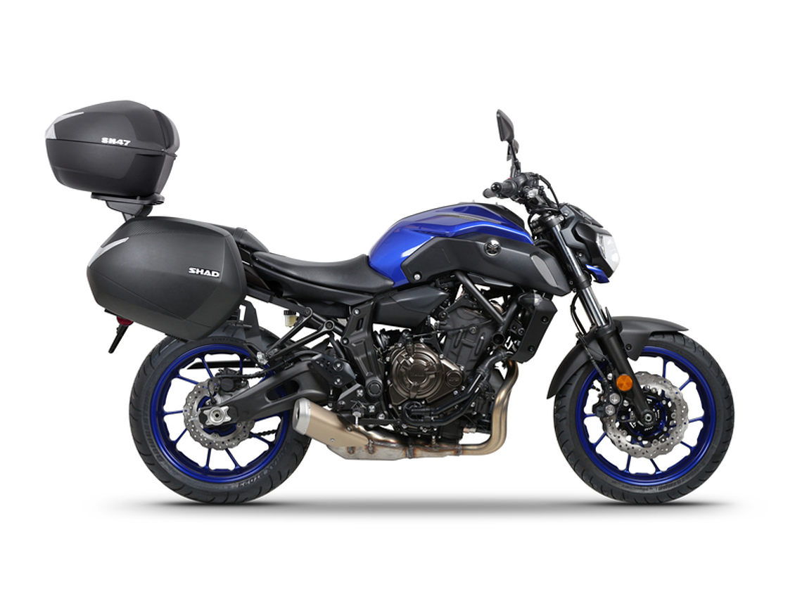 Top Case SHAD SH47 Retrorrefletor Branco 4